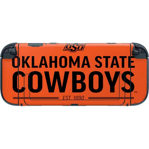 Oklahoma State University OK Cowboys Est 1890 Nintendo Switch 2 (2025) with Joy-Con Skin